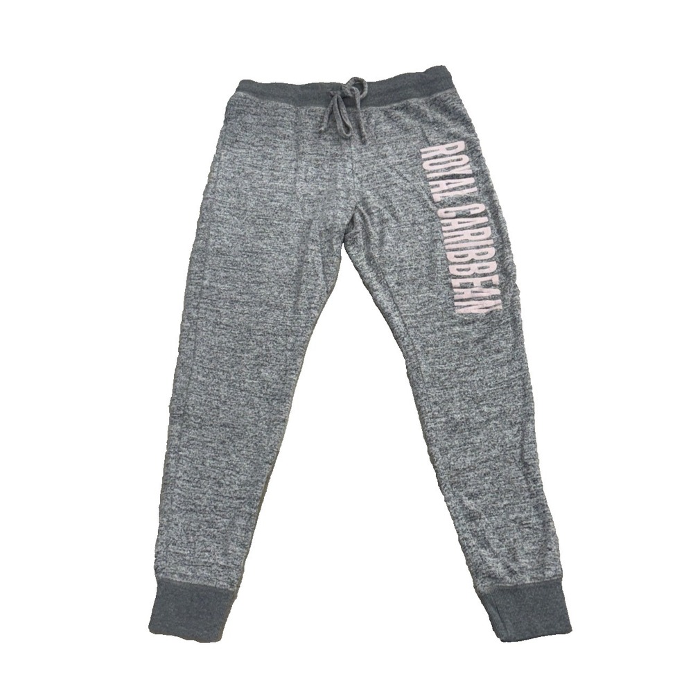 Royal Caribbean Cruise Line Women's Jogger Style Logo Sweatpants Grey Size Small